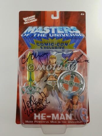 Comic-Con Exclusive He-Man 2002 MOC 1/1000 signed